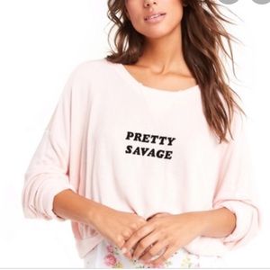 WILDFOX “pretty savage” sweatshirt